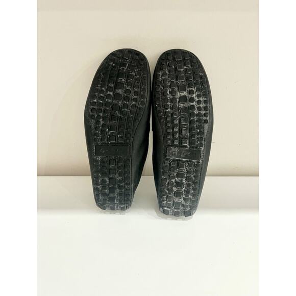 Gucci Black Leather Loafers with Red and Green Accents main image 6